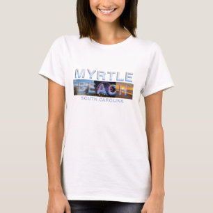 Camisetas de las Damas de Playa de ABH Myrtle