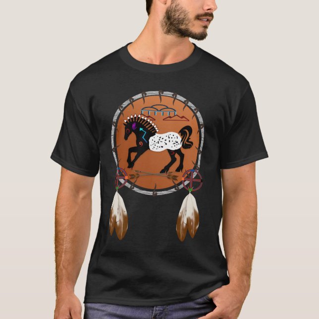 Camisetas de las flechas del caballo n (Anverso)