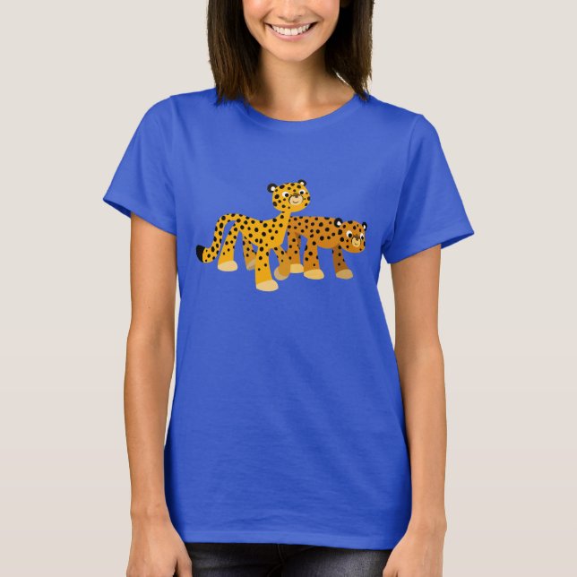 Camisetas de las mujeres de Cheetahs, Personalizad (Anverso)