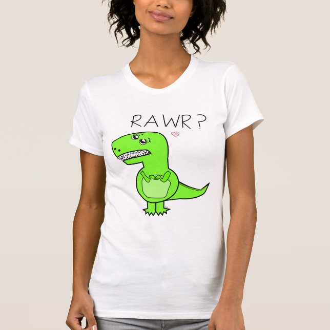 Camisetas de las señoras T-Rex (Anverso)