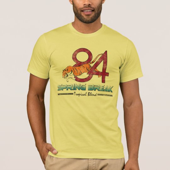 Camisetas de las vacaciones de primavera, vintage