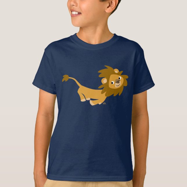 Camisetas de leones Personalizados en funcionamien (Anverso)