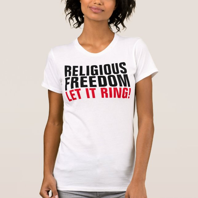 Camisetas de LIBERTAD RELIGIOSA (Anverso)