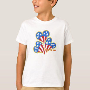 Camisetas de los Chicas de los Estados Unidos de T