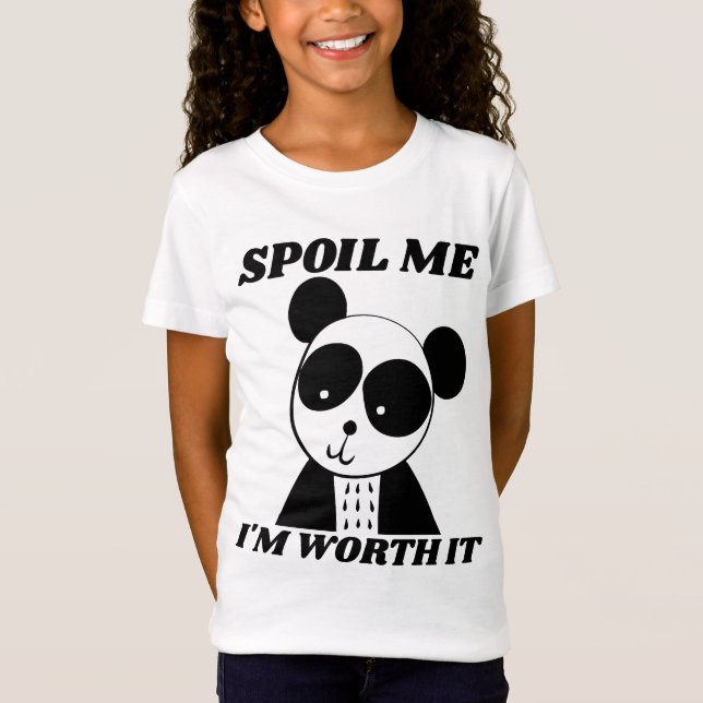 CAMISETAS DE LOS chicas DEL OSO DE PANDA (Anverso)