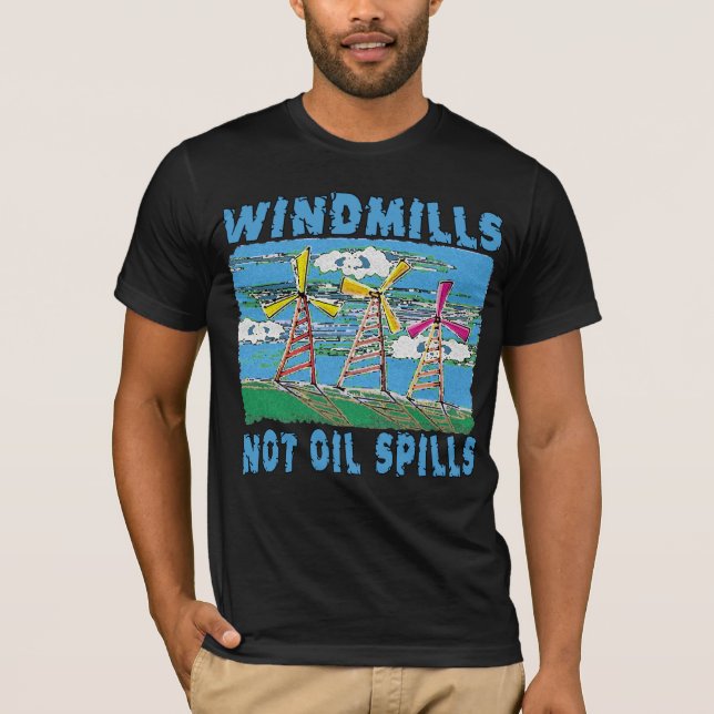 Camisetas de los derrames de petróleo de los (Anverso)