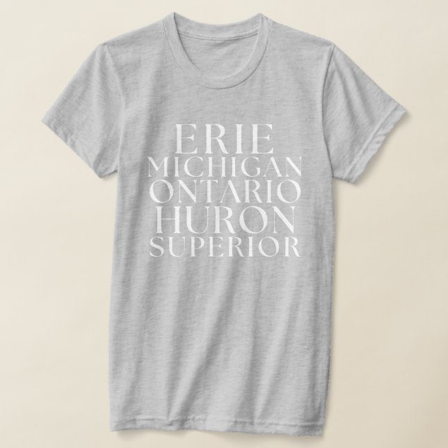 Camisetas de los Grandes Lagos de Michigan (Distribución)