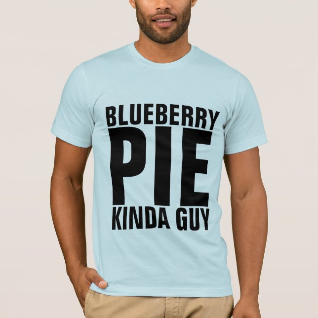 CAMISETAS DE LOS HOMBRES DE BLUEBERRY PIE (Anverso)