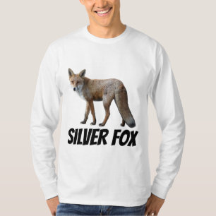 CAMISETAS DE LOS HOMBRES DE FOX DE PLATA