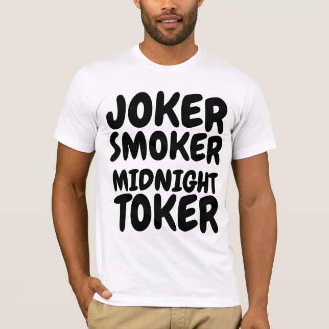 Camisetas de los hombres de los hombres del JOKER  (Anverso)