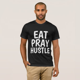 Camisetas de los hombres PRAY HUSTLE