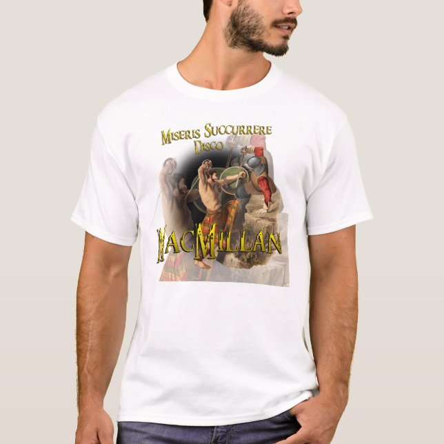 Camisetas de los Juegos del Clan MacMillan Highlan (Anverso)