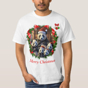 Camisetas de los Navidades Panda Bear