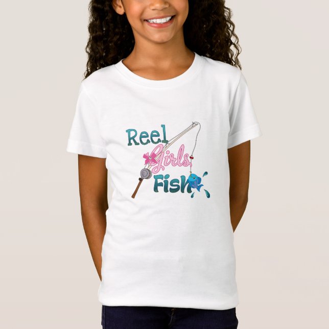 Camisetas de los pescados de los chicas del (Anverso)