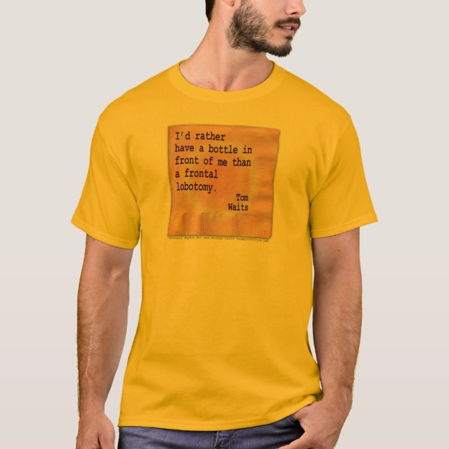 Camisetas de los pesos de los hombres - lobotomía (Anverso)