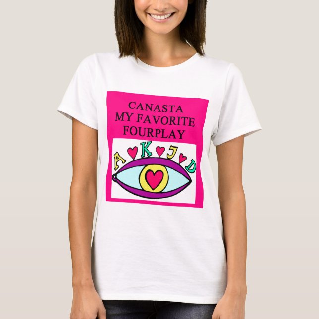 Camisetas de los regalos del jugador de la CANASTA (Anverso)
