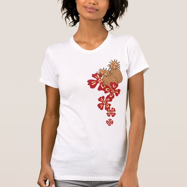 Camisetas de Luau galón de la piña (Anverso)