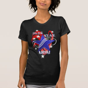 Camisetas de lujo de la mamá de la estrella azul