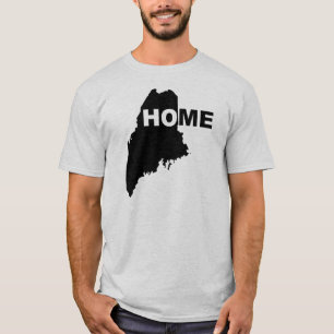 Camisetas de Maine Hogar Lejos del Estado