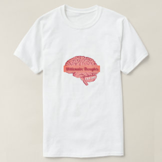 Camisetas de manga corta nuevas "Cerebro de millon