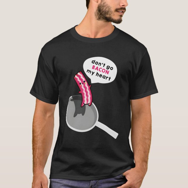 Camisetas De Manga Larga De Baco Y Huevo Que Coinc (Anverso)