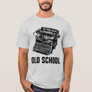 Camisetas de máquina de escribir VINTAGE