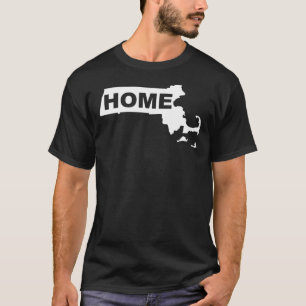 Camisetas de Massachusetts Hogar Lejos del Estado