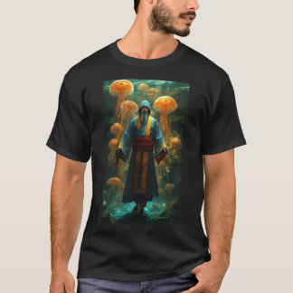 Camisetas de medusa con elegancia etérea