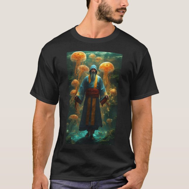 Camisetas de medusa con elegancia etérea (Anverso)