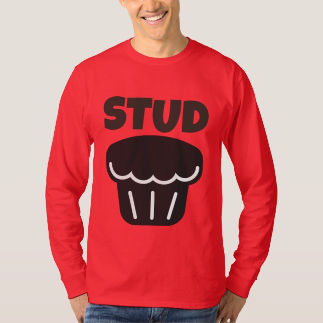 CAMISETAS DE MENOS DE STUD MUFFIN (Anverso)