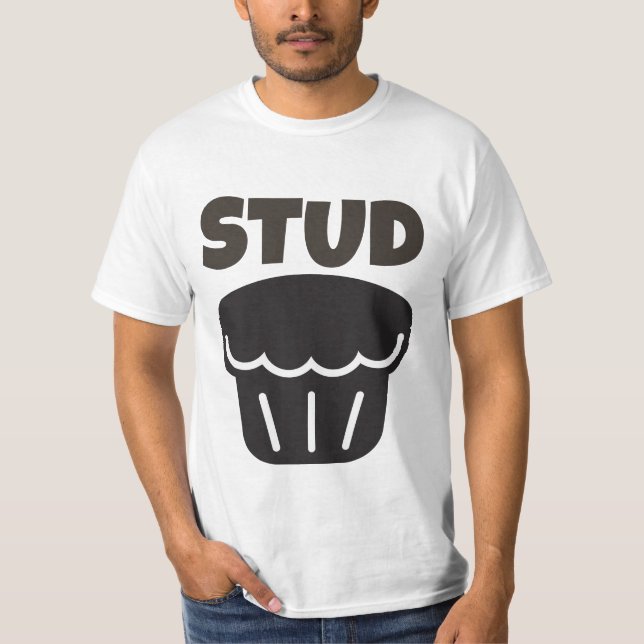 CAMISETAS DE MENOS DE STUD MUFFIN (Anverso)