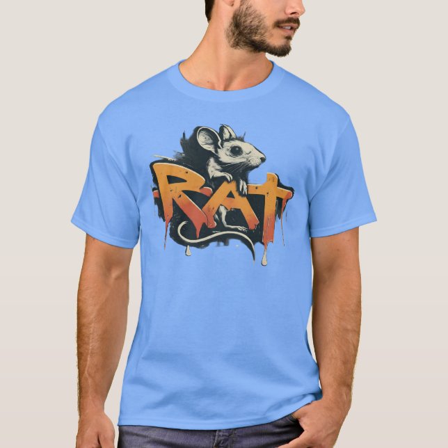 camisetas de mens de rata de laboratorio, Lab Rat: (Anverso)
