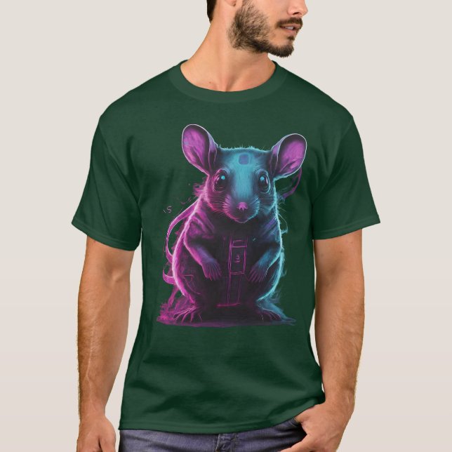 camisetas de mens de rata de laboratorio, Lab Rat: (Anverso)