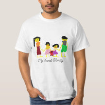 Camisetas de mi familia dulce
