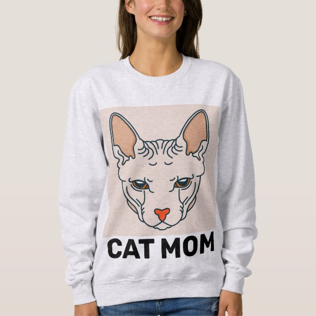 CAMISETAS DE MOM DE SPHYNX CAT (Anverso)