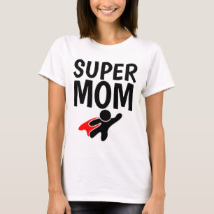 Camisetas de MOM, suPER MOM Diablos divertidos
