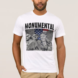 CAMISETAS DE MONTAJE DE DONALD TRUMP RUSHMORE