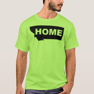 Camisetas de Montana Hogar Lejos del Estado