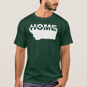 Camisetas de Montana Hogar Lejos del Estado