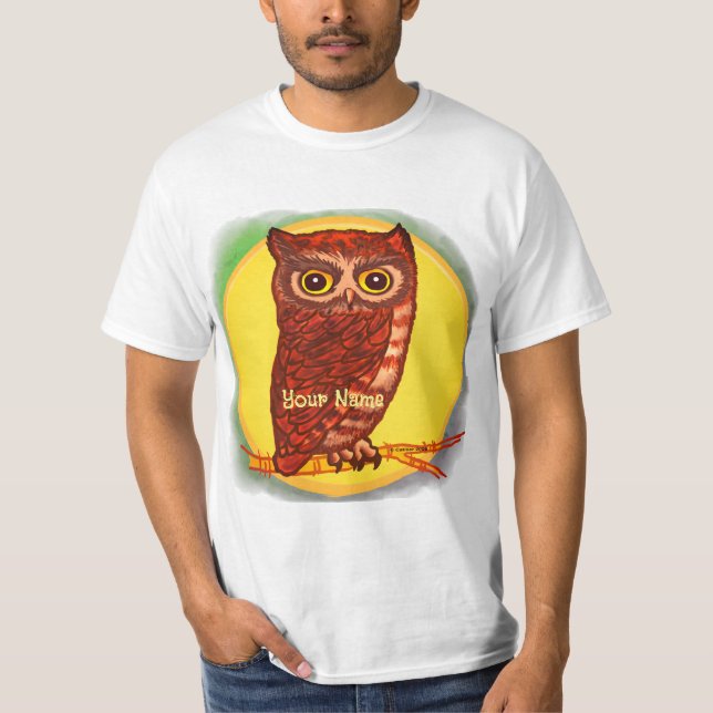 Camisetas de Moon Owl (Anverso)