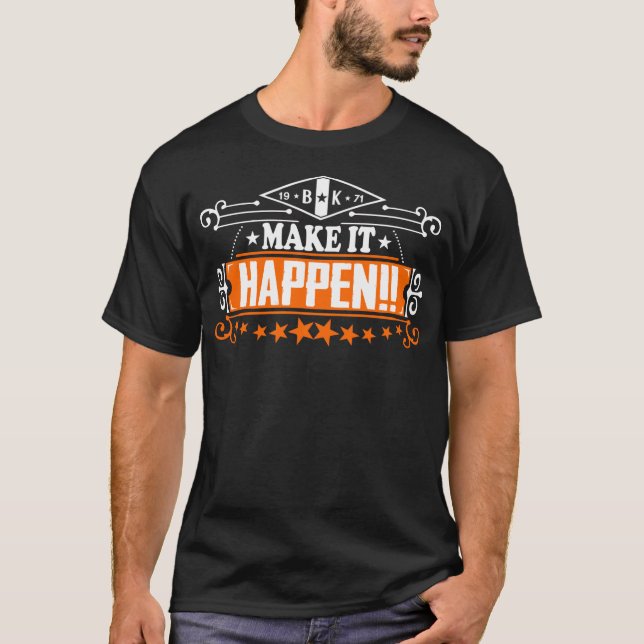 Camisetas de motivación y inspiradoras: (Anverso)