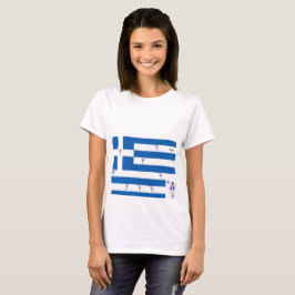Camisetas de mujer/bandera griega