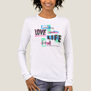 Camisetas de mujer con un diseño colorido.