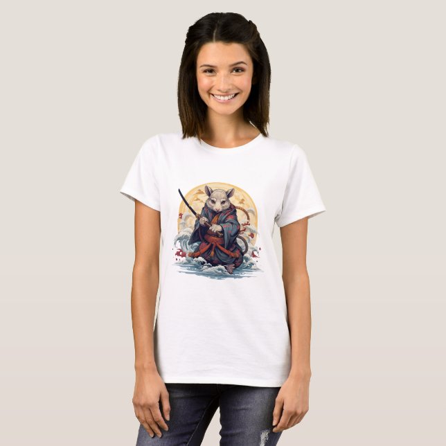 Camisetas de Mujer Samurai Rat (Anverso completo)