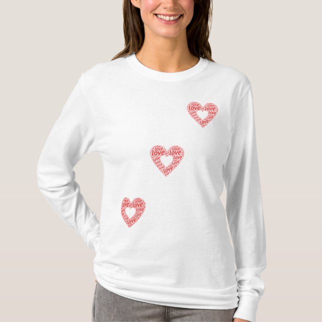 Camisetas de mujeres de amor 1 (Anverso)