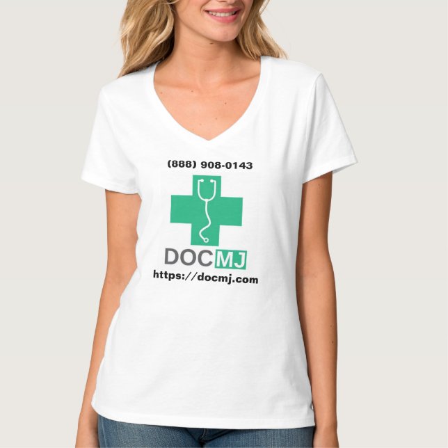 Camisetas de mujeres de DOC MJ (Anverso)