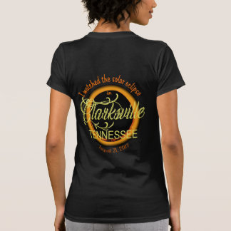Camisetas de mujeres de Solar Eclipse Clarksville