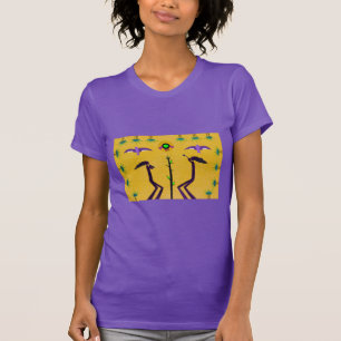 Camisetas de mujeres en la cosecha