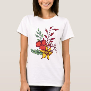 Camisetas de mujeres florales: perfectas para cual