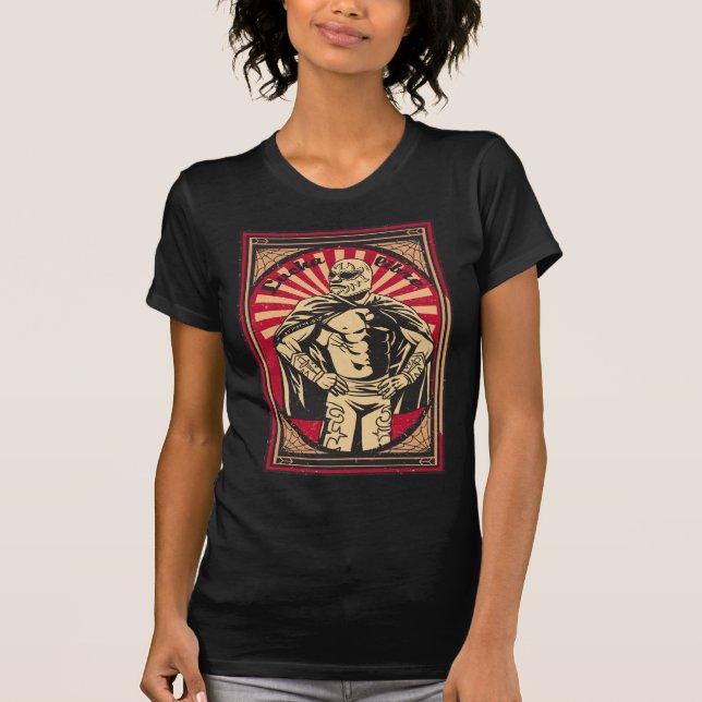 Camisetas de mujeres lucha libre Ramírez (Anverso)
